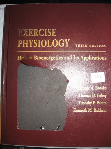 Stock image for Exercise Physiology: Human Bioenergetics and Its Applications, 3rd Edition for sale by HPB-Red