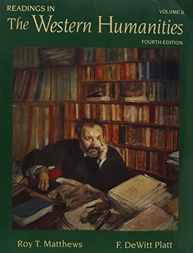 Stock image for Readings in the Western Humanities, Volume 2 for sale by HPB-Red