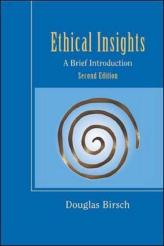 Imagen de archivo de Ethical Insights: A Brief Introduction a la venta por BooksRun