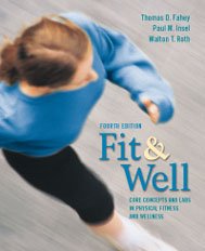 Stock image for Fit and Well: Custom Fitness and Nutrition for sale by ThriftBooks-Dallas