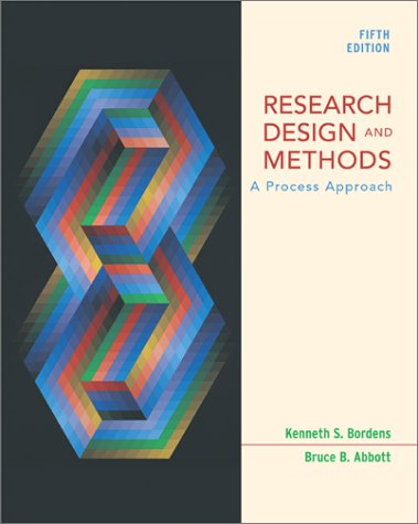 Beispielbild fr Research Design and Methods: A Process Approach zum Verkauf von HPB-Red