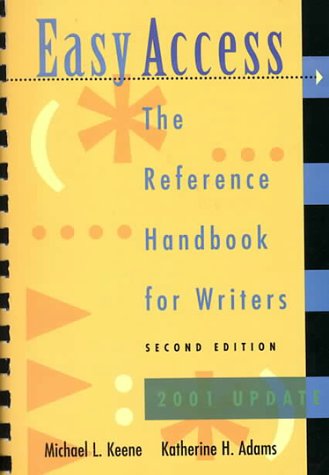 Beispielbild fr Easy Access: The Reference Handbook for Writers zum Verkauf von Reliant Bookstore