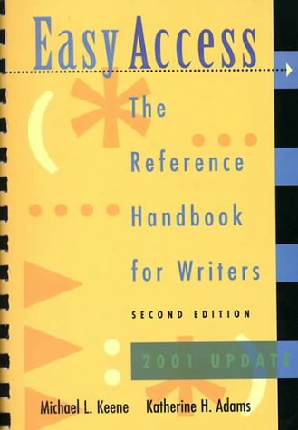 Imagen de archivo de Easy Access: The Reference Handbook for Writers a la venta por Reliant Bookstore