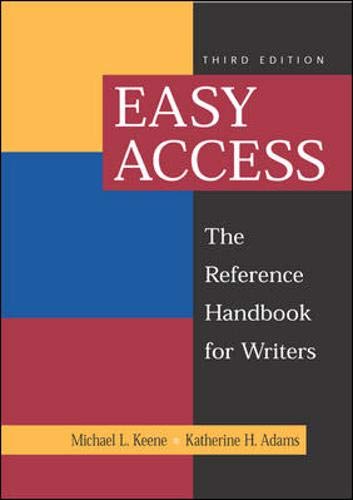Stock image for Easy Access: The Reference Handbook for Writers for sale by SecondSale