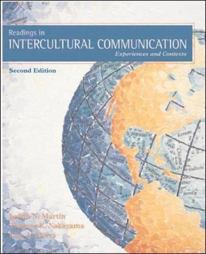 Beispielbild fr Readings in Intercultural Communication : Experiences and Contexts zum Verkauf von Better World Books