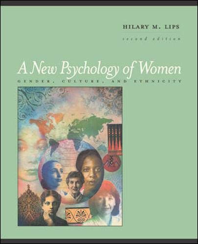 Beispielbild fr A New Psychology of Women: Gender, Culture, and Ethnicity zum Verkauf von Wonder Book