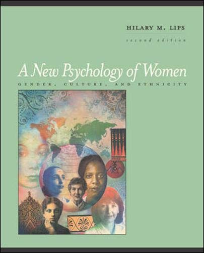 Stock image for A New Psychology of Women: Gender, Culture, and Ethnicity for sale by The Book Spot