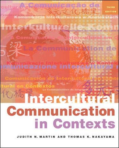 Beispielbild fr Intercultural Communication in Contexts zum Verkauf von Zoom Books Company
