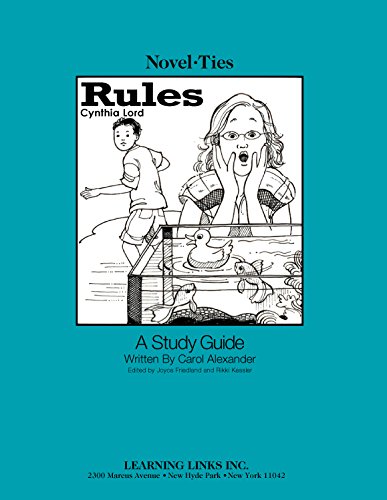 Beispielbild fr Rules: Novel-Ties Study Guide (English and Italian Edition) zum Verkauf von Book Deals