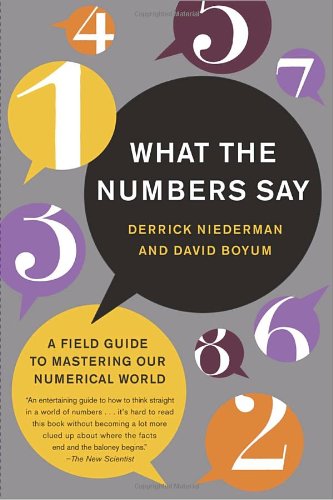 Beispielbild fr What the Numbers Say : A Field Guide to Mastering Our Numerical World zum Verkauf von Better World Books