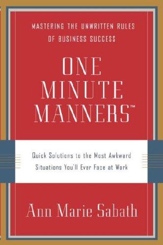 9780767923309: One Minute Manners