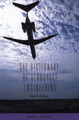 Beispielbild fr Sae Dictionary of Aerospace Engineering zum Verkauf von Front Cover Books