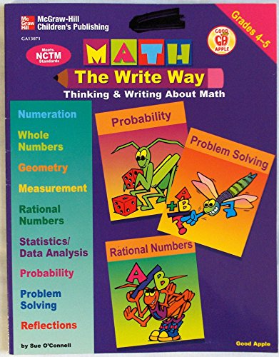 Imagen de archivo de Math, The Write Way, Grades 4 to 5 a la venta por Wonder Book