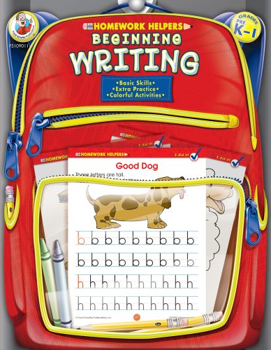 Stock image for Beginning Writing, Grades PK - 1 for sale by Better World Books