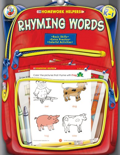 9780768206845: Homework Helpers Rhyming Words Grades Prek - 1