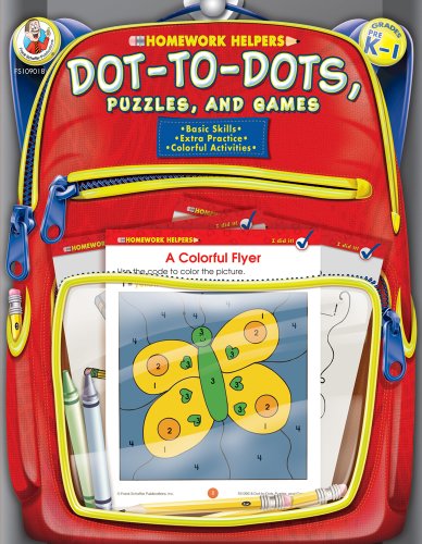 Imagen de archivo de Dot-To-Dot, Puzzles, and Games, Grades Pk - 1 a la venta por ThriftBooks-Atlanta