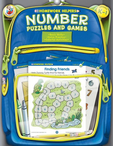 9780768206913: Homework Helpers Number Puzzles and Games Grades K - 1