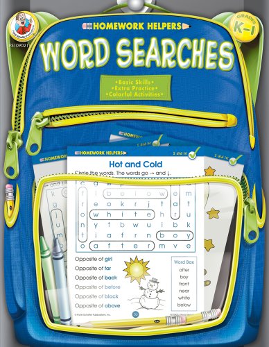 9780768206920: Word Searches, Grades K - 1 (Homework Helpers)