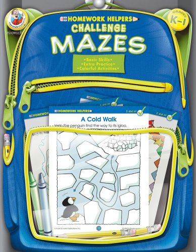 Stock image for Challenge Mazes Homework Helper, Grades K to 1 for sale by SecondSale
