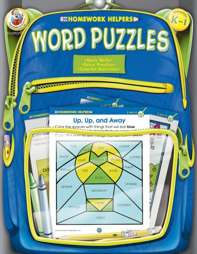 Stock image for Word Puzzles, Grades K - 1 for sale by Better World Books