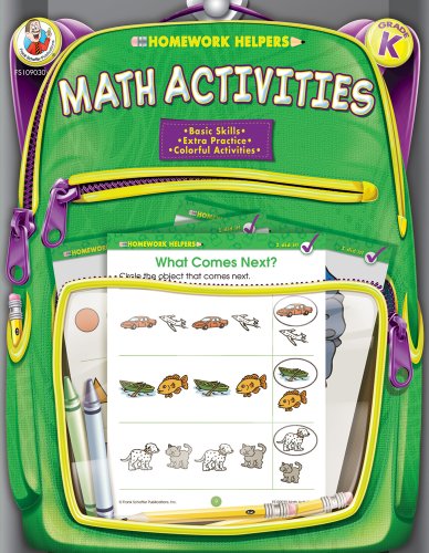 Beispielbild fr Math Activities, Homework Helpers, Grade K zum Verkauf von Better World Books