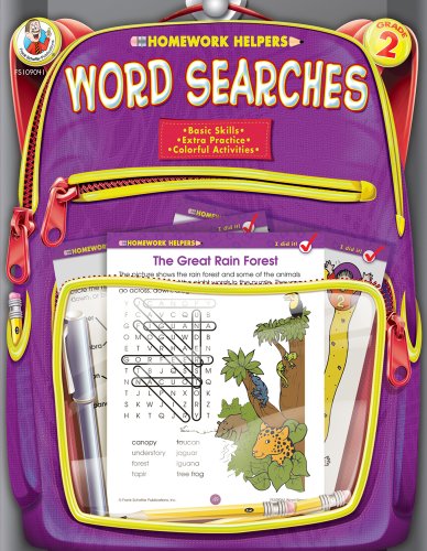 9780768207125: Word Searches, Grade 2 (Homework Helpers)