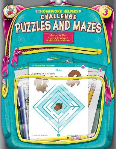 Beispielbild fr Challenge Puzzles and Mazes Homework Helper, Grade 3 zum Verkauf von Wonder Book