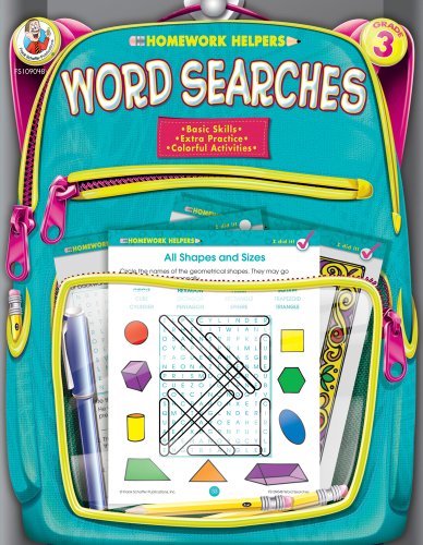 Imagen de archivo de Word Searches Homework Helper, Grade 3 a la venta por Gulf Coast Books