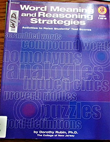 Stock image for Word Meaning and Reasoning Strategies: Activities to Raise Students' Test Scores (Level 1) for sale by The Book Cellar, LLC