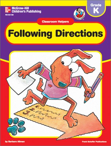 Imagen de archivo de Following Directions (Classroom Helpers) a la venta por Hawking Books