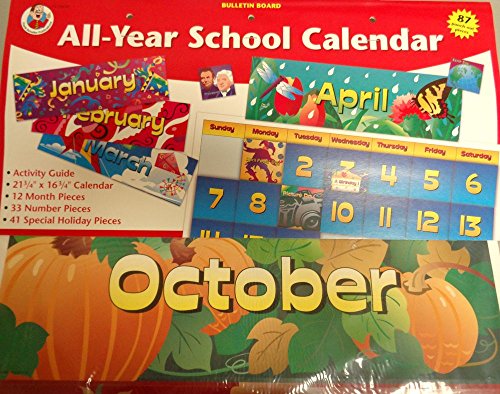 All-Year School Calendar Bulletin Board Set (9780768209624) by Schaffer, Frank