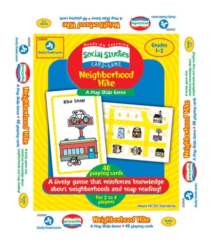 Social Studies Card Games: Neighborhood Hike - A Map Skills Game (9780768222944) by Carson-Dellosa Publishing