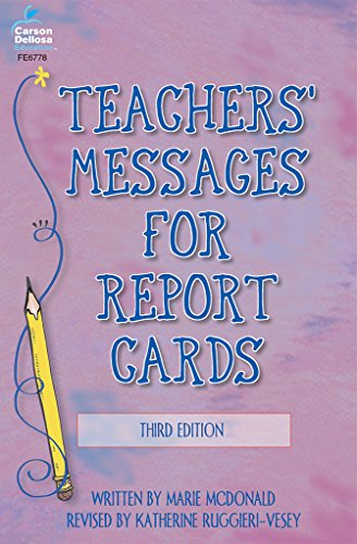 Stock image for Teachers' Messages for Report Cards for sale by ThriftBooks-Dallas