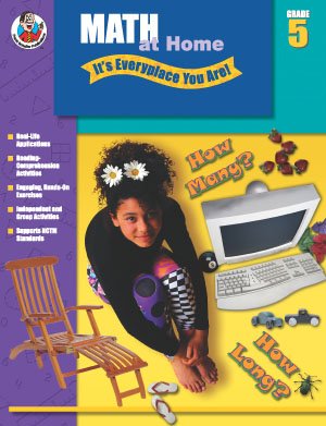 Math at Home - It's Everyplace You Are!, Grade 5 (9780768229059) by Carson-Dellosa Publishing