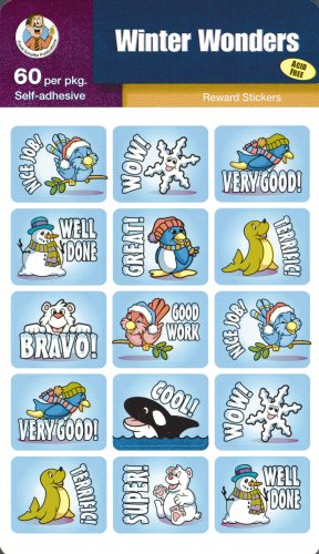 Winter Wonder Reward Stickers (9780768232585) by Carson-Dellosa Publishing