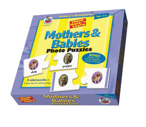 Mothers and Babies Floor Puzzle: Photo Puzzles (Think, Match, and Learn!) (9780768234770) by [???]