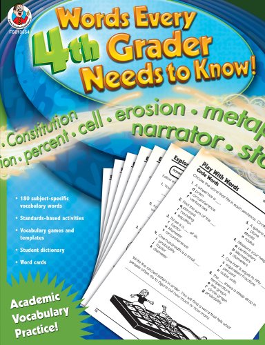 9780768235548: Words Every Fourth Grader Needs to Know!