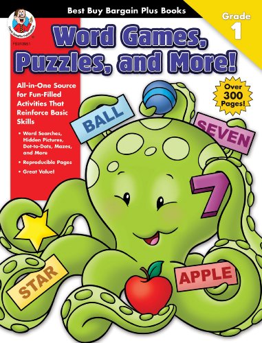 9780768239515: Word Games, Puzzles, and More!, Grade 1 (Best Buy Bargain Plus Books)