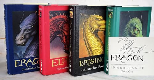 Immagine dell'editore per Christopher Paolini Inheritance Cycle 4 Book Set: Eragon, Eldest, Brisingr, Inheritance by Christopher Paolini (2010-05-03) [Hardcover] Christopher Paolini Series Hardcover Bundle venduto da Lakeside Books
