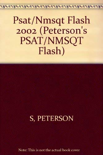 Stock image for Peterson's Psat/Nmsqt Flash 2002 (IN A FLASH PSAT) for sale by SecondSale