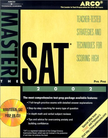 Master the SAT, 2002/e w/CD-ROM (9780768906387) by Arco