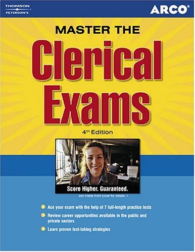 Master the Clerical Exams, 4E (9780768906998) by Arco