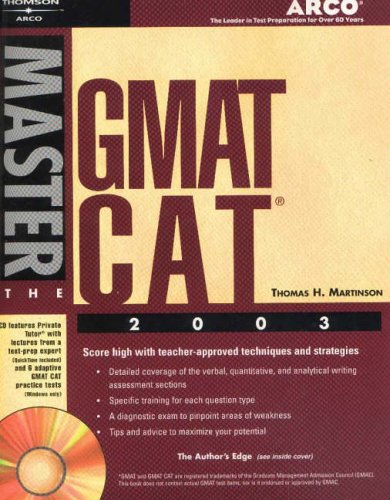 Stock image for Master the GMAT CAT 2003 for sale by Better World Books