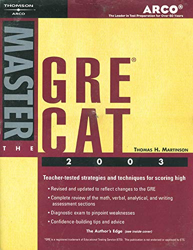 Stock image for Master the GRE CAT 2005 for sale by Better World Books