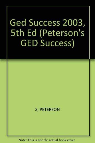 Stock image for Ged Success, 2003 (High School Equivalency Exam) for sale by Virginia Martin, aka bookwitch