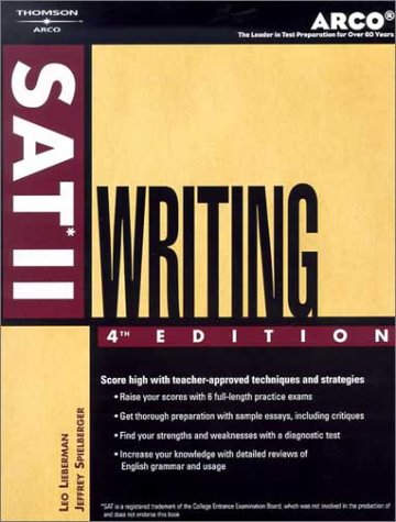 SAT II Writing, 4th ed (Arco Academic Test Preparation Series) (9780768909722) by Arco