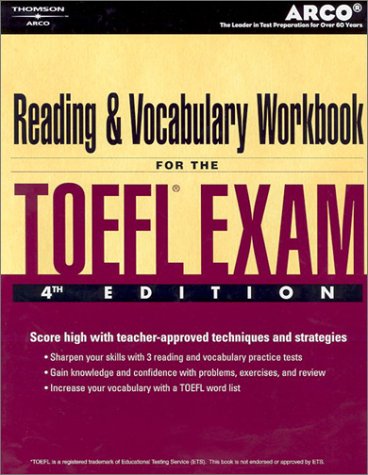 Beispielbild fr TOEFL Reading Vocab Wkbk 4/E zum Verkauf von ThriftBooks-Atlanta