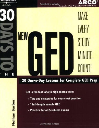 Imagen de archivo de 30 Days to the New GED 2003 a la venta por Better World Books