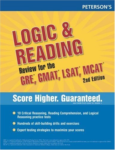 Stock image for Logic & Reading Review for the Gre Gmat Lsat McAt for sale by Jenson Books Inc