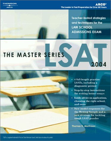 Stock image for The Master Series LSAT 2004 for sale by Better World Books